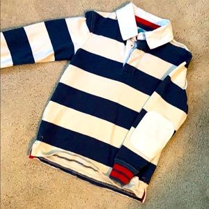 Mini boden boys long sleeve rugby shirt